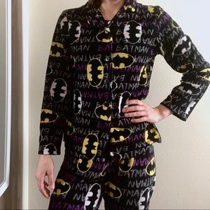 Cozy Fleece Batman Pajamas